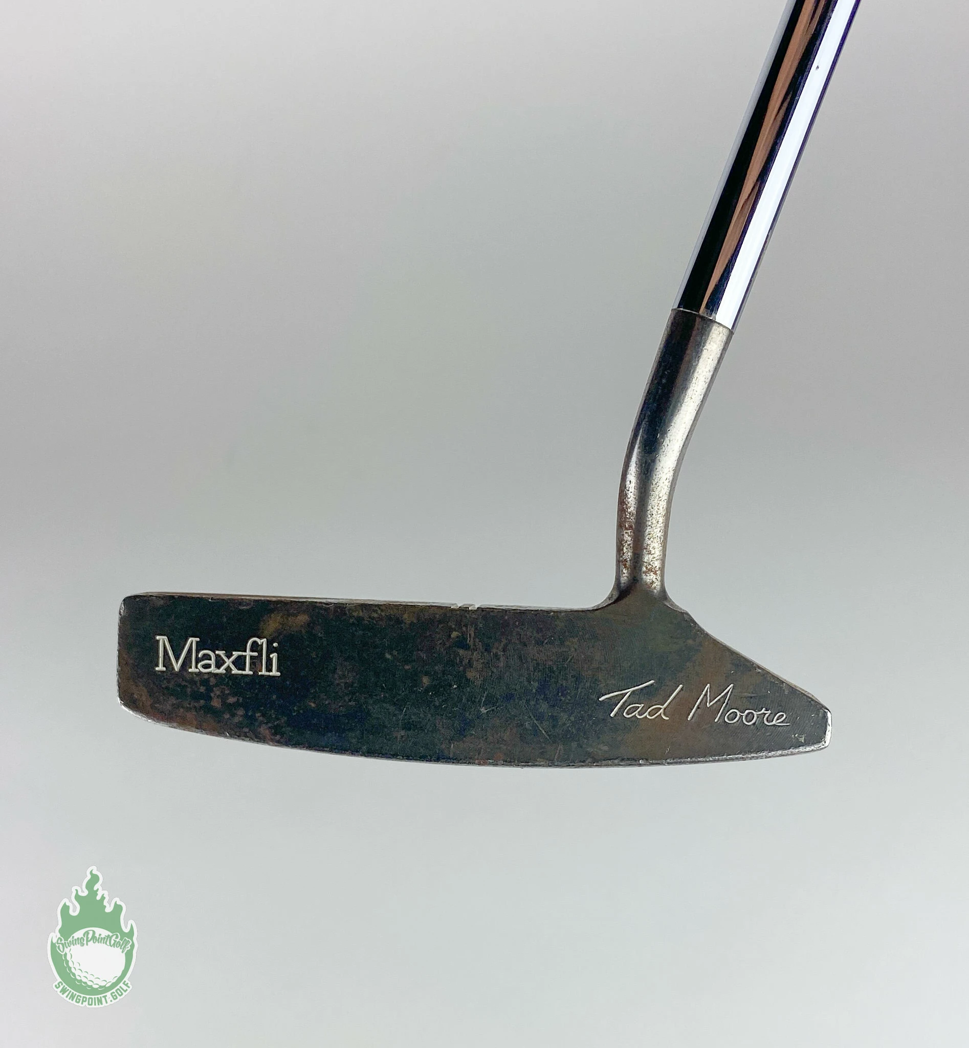 Rare Right Handed Maxfli Tad Moore TM-2 35″ Putter Steel Golf Club 3 Rare Right Handed Maxfli Tad Moore TM-2 35″ Putter Steel Golf Club