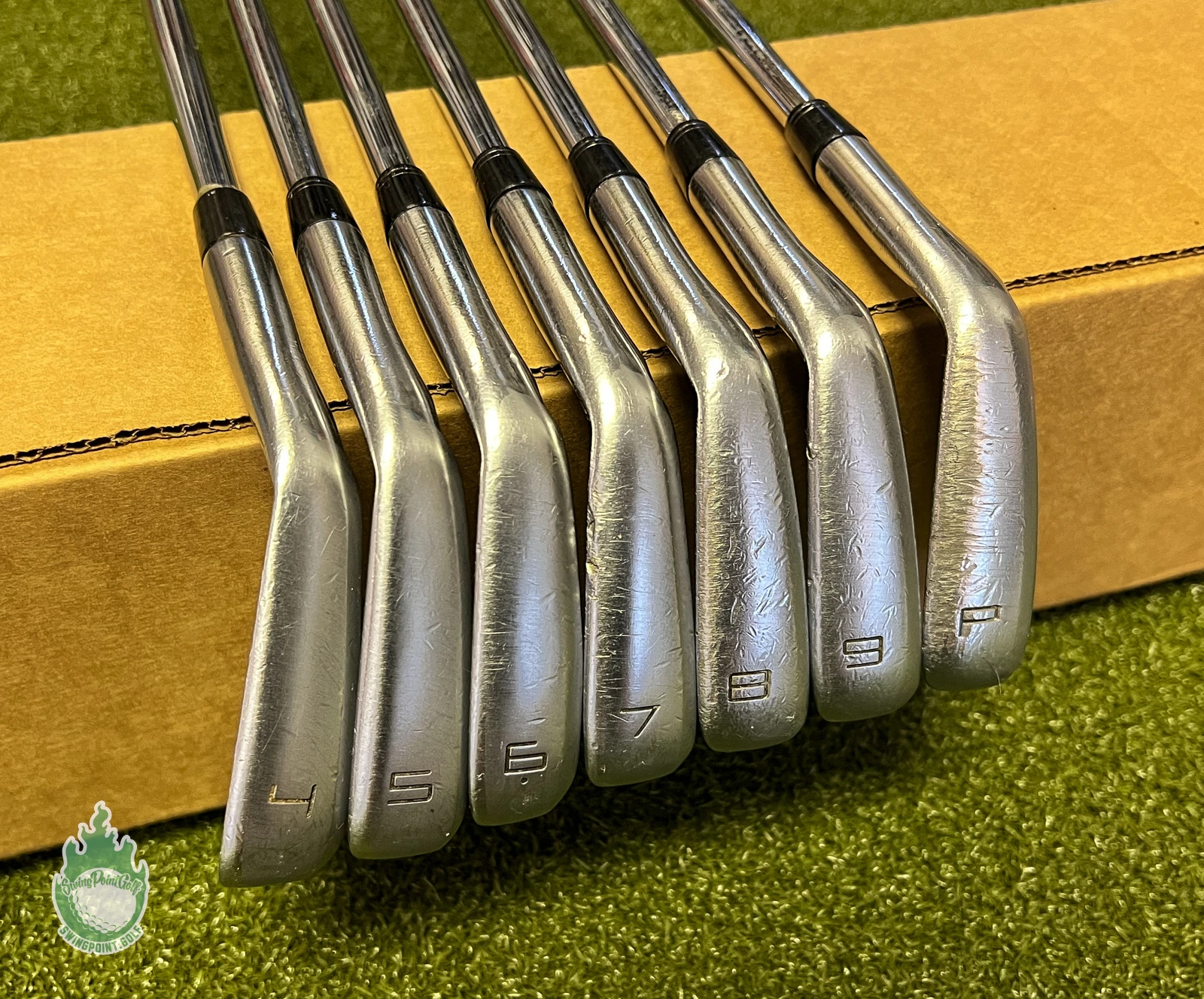 Used TaylorMade P-770 Forged Irons 4-PW Project X LZ 6.0 Stiff Steel Golf Club 4 Used TaylorMade P-770 Forged Irons 4-PW Project X LZ 6.0 Stiff Steel Golf Club - Image 2