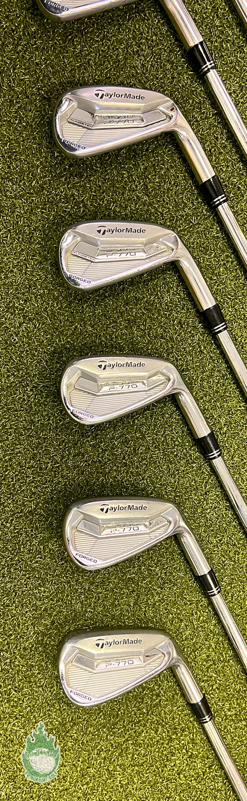 Used TaylorMade P-770 Forged Irons 4-PW Project X LZ 6.0 Stiff Steel Golf Club 10 Used TaylorMade P-770 Forged Irons 4-PW Project X LZ 6.0 Stiff Steel Golf Club - Image 8