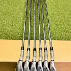 Used Left Handed TaylorMade M6 Irons 5-PW KBS MAX 85g Stiff Flex Steel Golf Set 15 Used Left Handed TaylorMade M6 Irons 5-PW KBS MAX 85g Stiff Flex Steel Golf Set -Callaway Club Shop IMG 6210 1