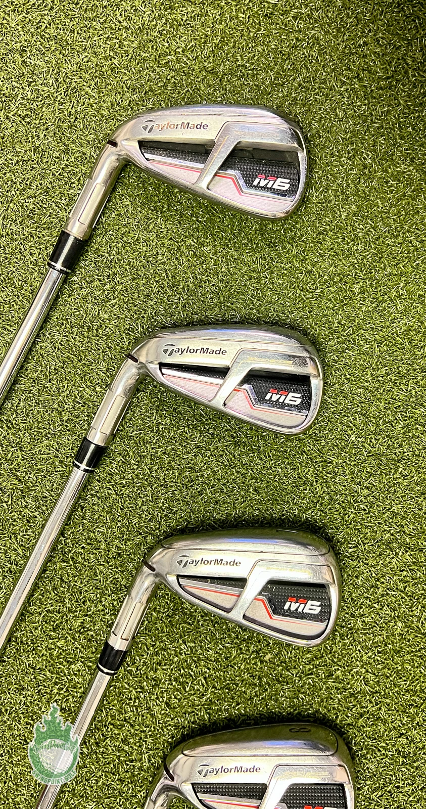 Used Left Handed TaylorMade M6 Irons 5-PW KBS MAX 85g Stiff Flex Steel Golf Set 7 Used Left Handed TaylorMade M6 Irons 5-PW KBS MAX 85g Stiff Flex Steel Golf Set - Image 5