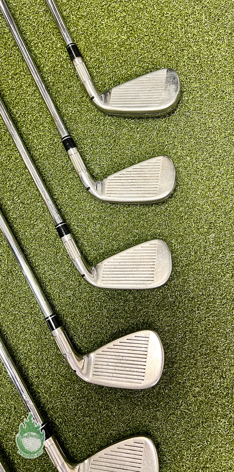 Used Left Handed TaylorMade M6 Irons 5-PW KBS MAX 85g Stiff Flex Steel Golf Set 11 Used Left Handed TaylorMade M6 Irons 5-PW KBS MAX 85g Stiff Flex Steel Golf Set - Image 9