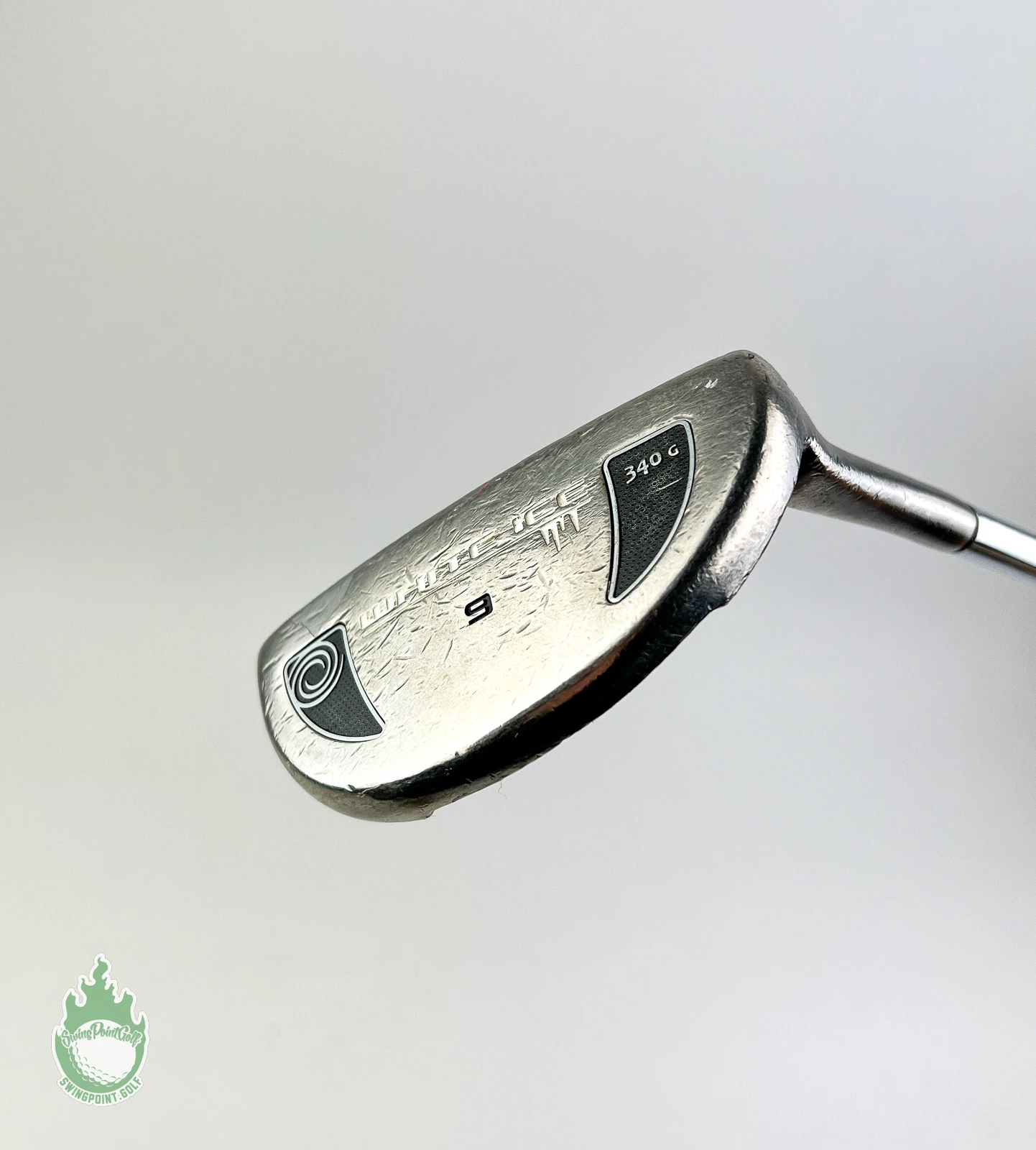 Used Right Handed Odyssey White Ice #9 35″ Putter Steel Golf Club W/ Headcover 4 Used Right Handed Odyssey White Ice #9 35″ Putter Steel Golf Club W/ Headcover - Image 2