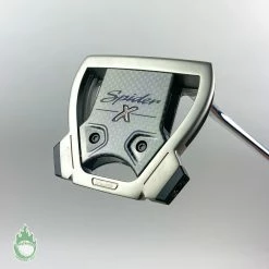 Used Right Handed TaylorMade Spider X Gray/White 35″ Putter Steel Golf Club