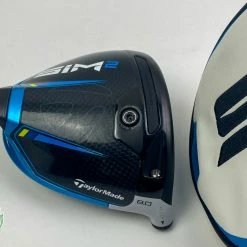 Tour Issued RH 2021 TaylorMade SIM 2 MAX Driver 8* HEAD ONLY Golf Club + Sign