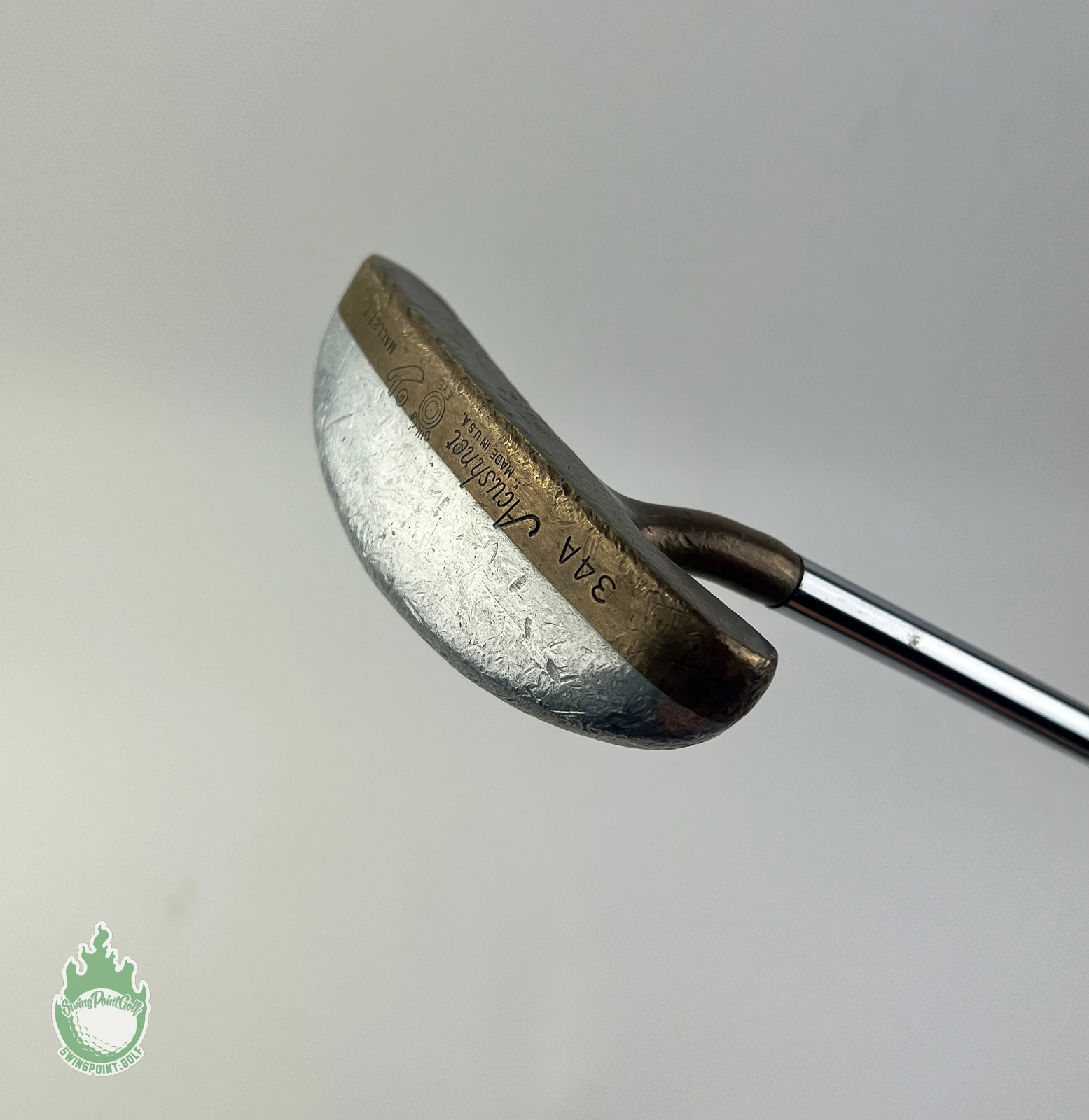Used Right Handed Acushnet Bullseye Mallet 34″ Golf Putter Bullet Grip 12 Used Right Handed Acushnet Bullseye Mallet 34″ Golf Putter Bullet Grip - Image 10