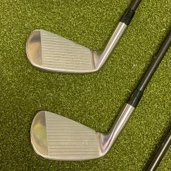 Used Piretti Fujimoto Forged Irons 6-PW LA Golf A Series Reg Graphite Golf Set -Callaway Club Shop IMG 6697