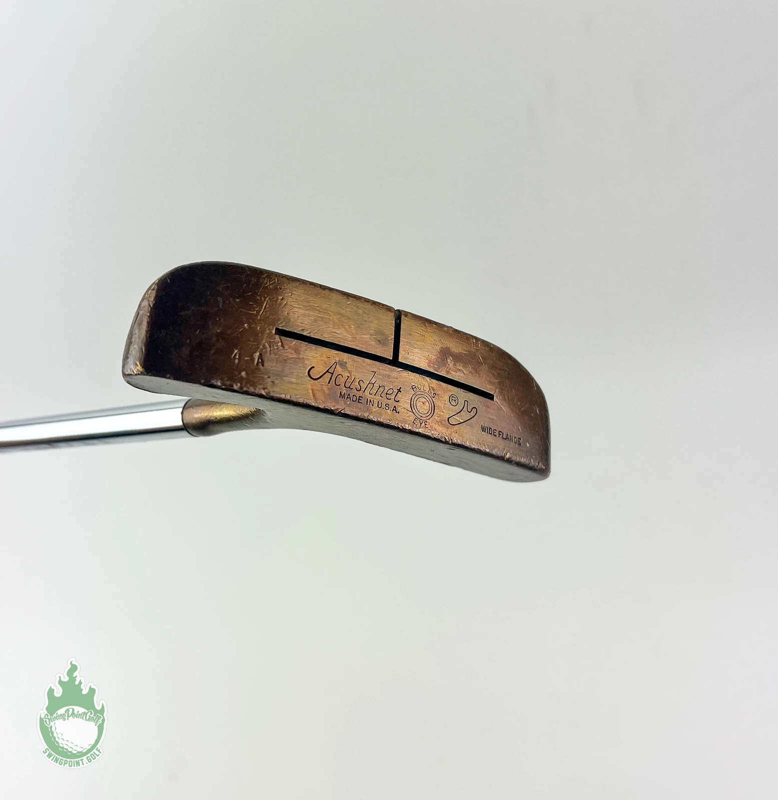 Used Right Handed Acushnet Golf Bulls Eye Wide Flange 4-A 35″ Putter Golf Club 4 Used Right Handed Acushnet Golf Bulls Eye Wide Flange 4-A 35″ Putter Golf Club - Image 2
