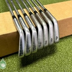 Used Callaway X-Forged/APEX MB Forged Raw ’18 Irons 4-PW Stiff Flex Steel Set -Callaway Club Shop IMG 6769