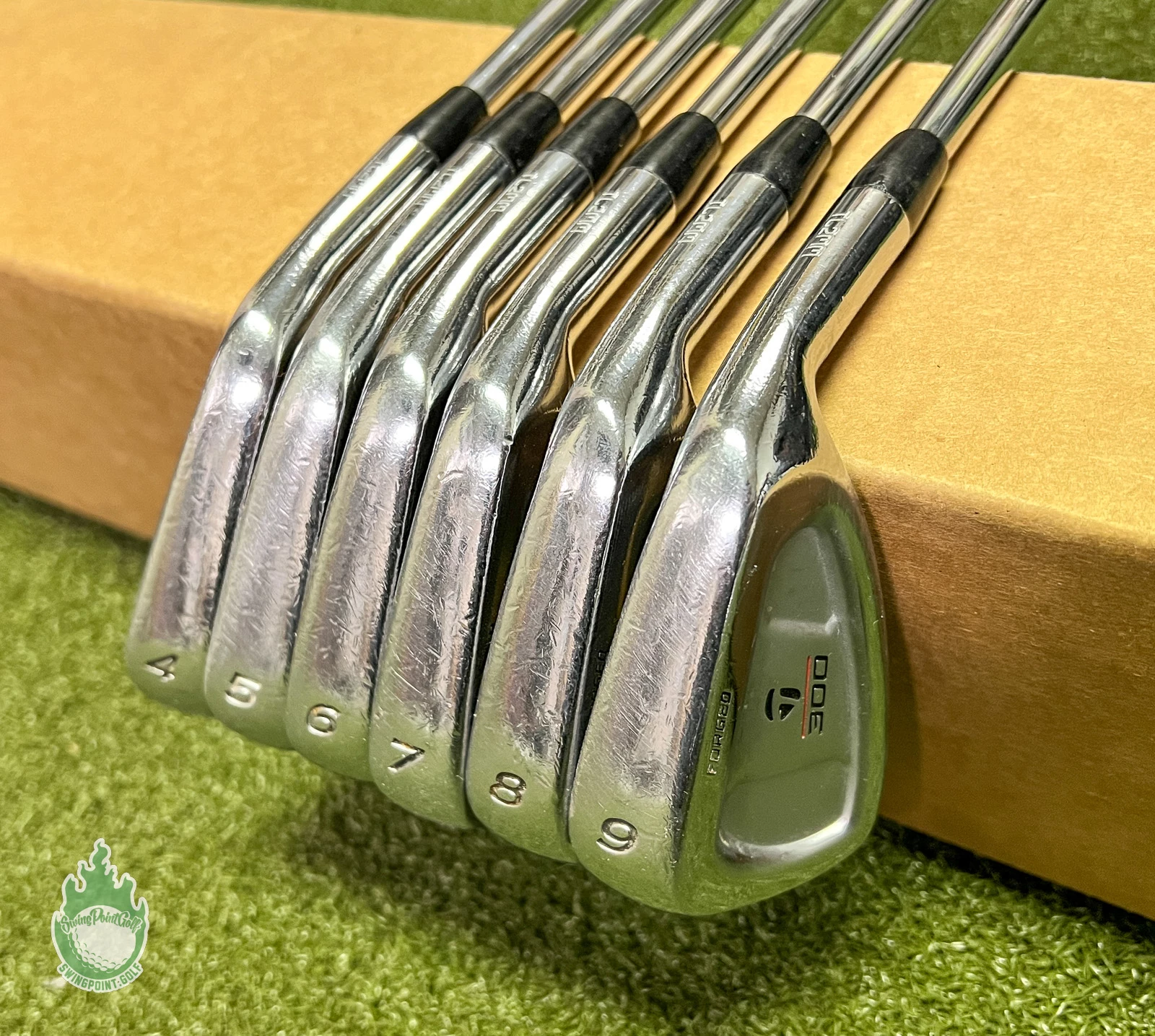 Used Tour Issue TaylorMade 300 Series Forged Irons 4-9 X-Stiff Steel Golf Set 3 Used Tour Issue TaylorMade 300 Series Forged Irons 4-9 X-Stiff Steel Golf Set
