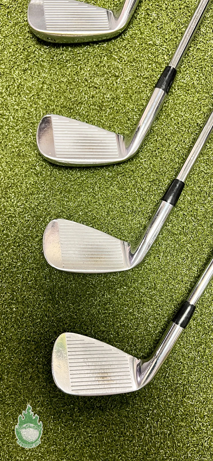 Used Tour Issue TaylorMade 300 Series Forged Irons 4-9 X-Stiff Steel Golf Set 10 Used Tour Issue TaylorMade 300 Series Forged Irons 4-9 X-Stiff Steel Golf Set - Image 8