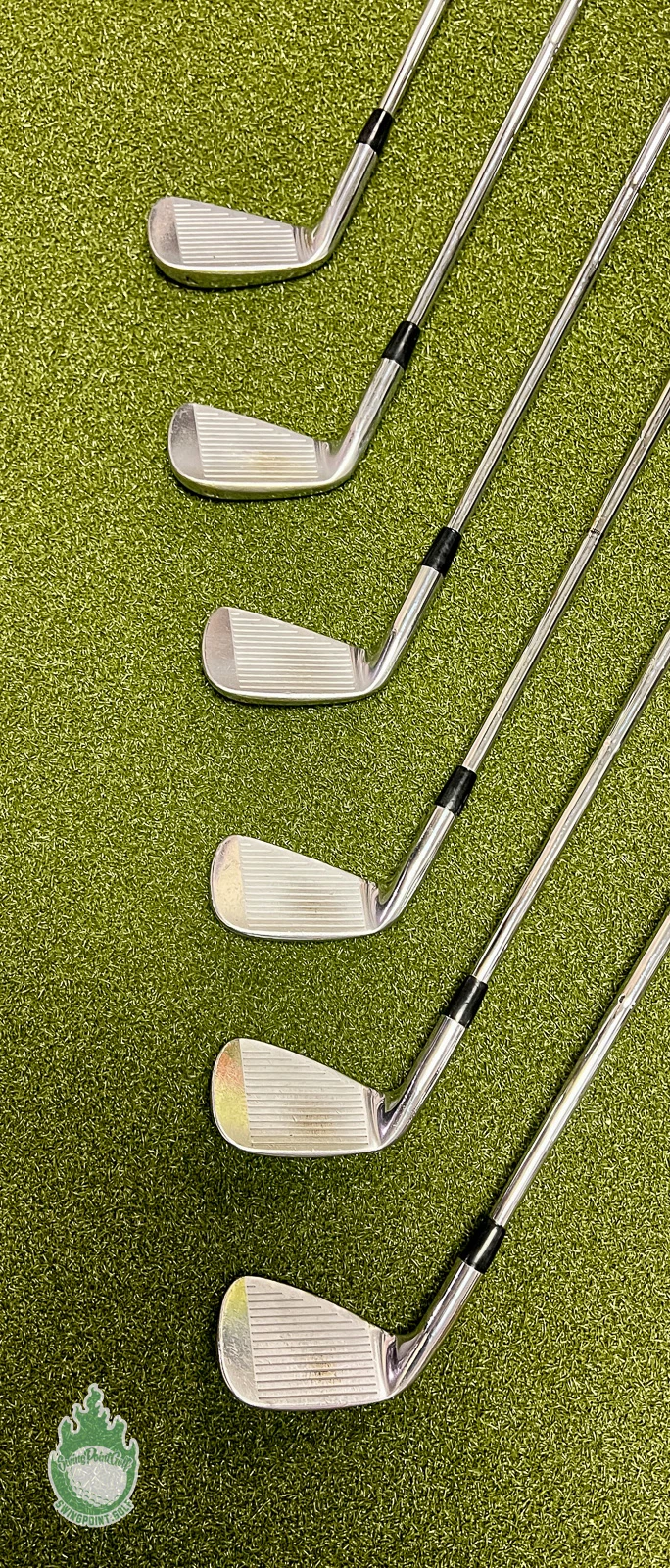 Used Tour Issue TaylorMade 300 Series Forged Irons 4-9 X-Stiff Steel Golf Set 12 Used Tour Issue TaylorMade 300 Series Forged Irons 4-9 X-Stiff Steel Golf Set - Image 10