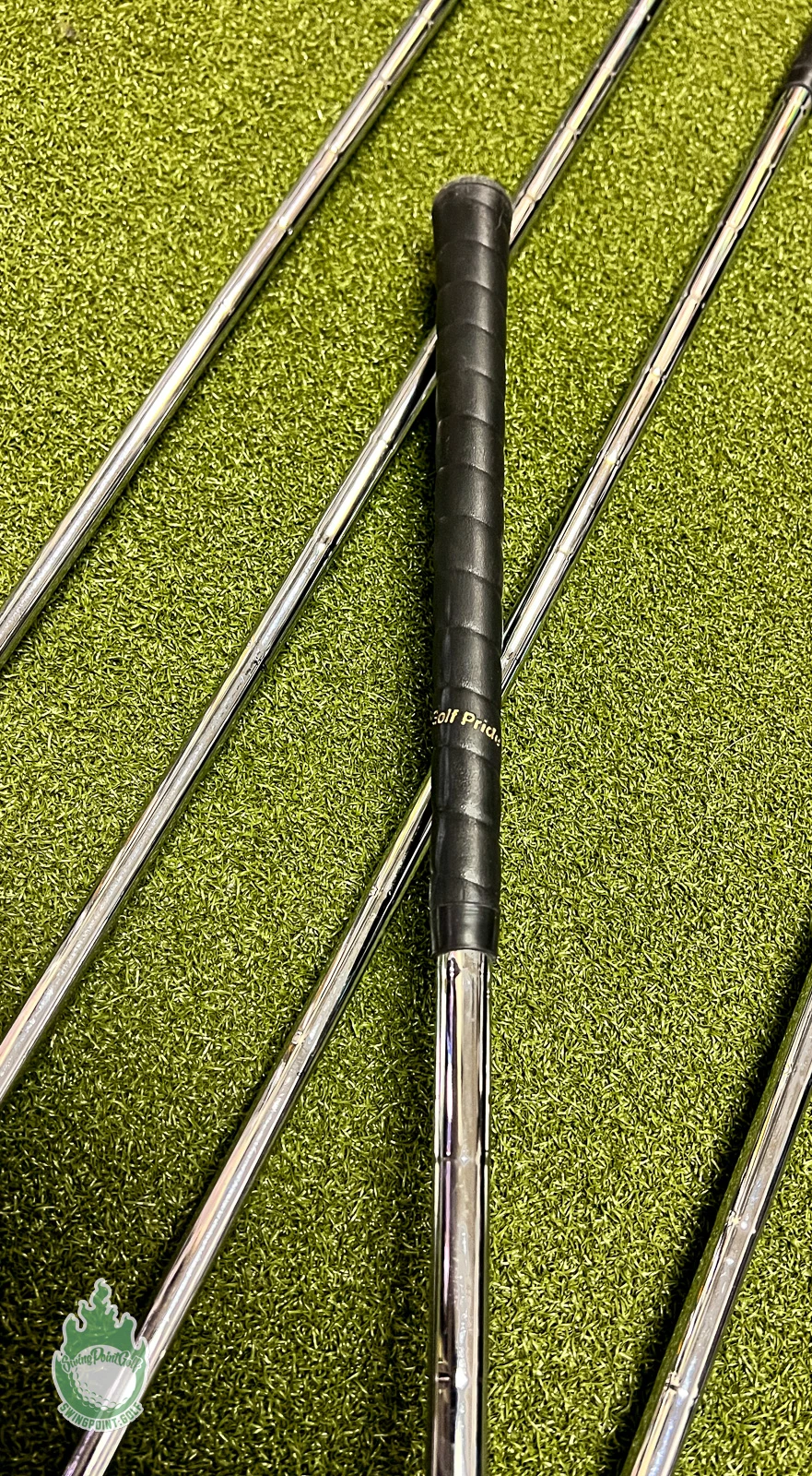 Used Tour Issue TaylorMade 300 Series Forged Irons 4-9 X-Stiff Steel Golf Set 13 Used Tour Issue TaylorMade 300 Series Forged Irons 4-9 X-Stiff Steel Golf Set - Image 11