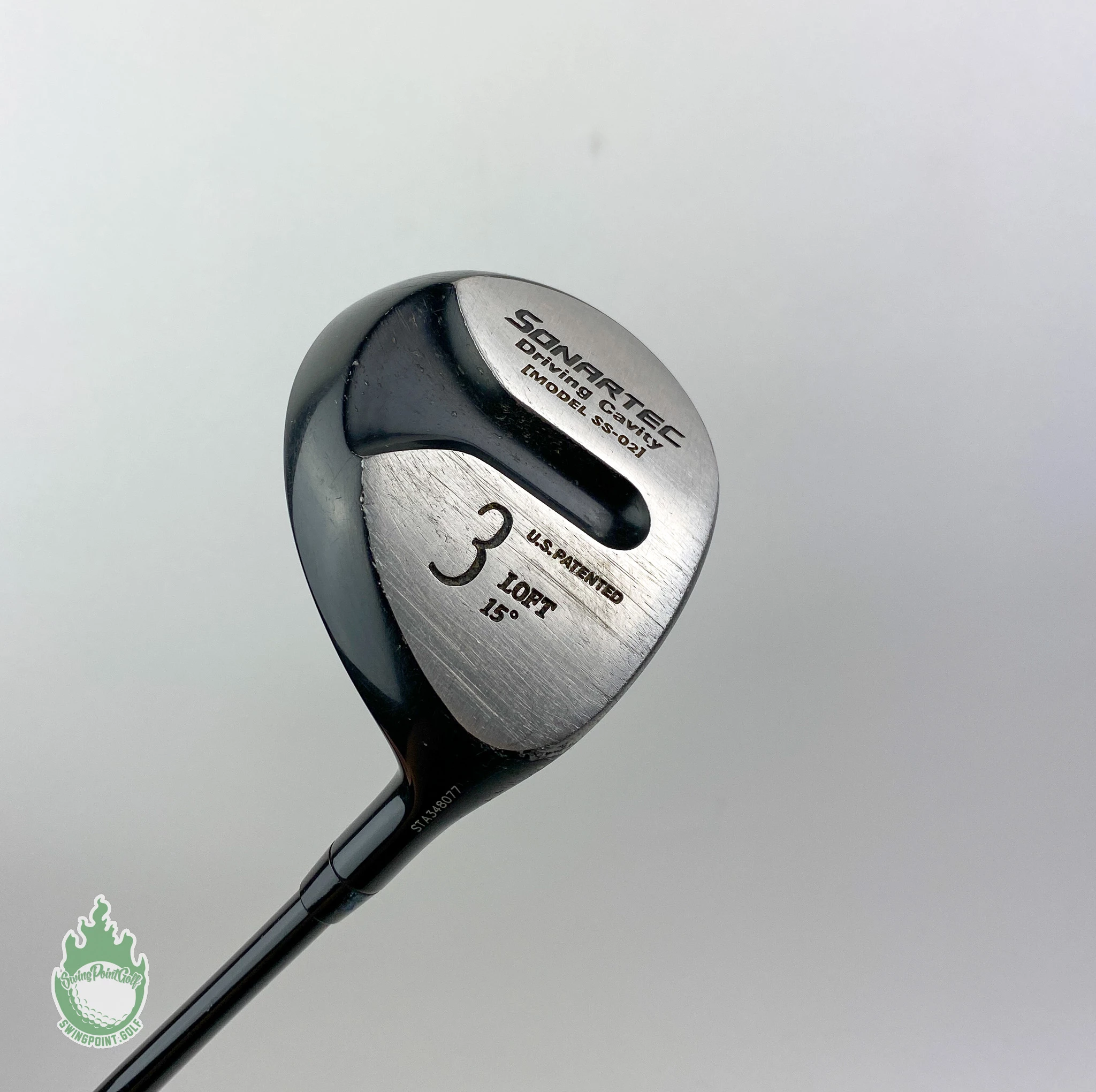 Used RH Sonartec Driving Cavity Model SS-02 Fairway 3 Wood 15* Stiff Graphite 3 Used RH Sonartec Driving Cavity Model SS-02 Fairway 3 Wood 15* Stiff Graphite