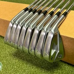 Used RH Miura Giken MB-5005 WDD Forged Irons 3-PW KBS 120g Stiff Steel Golf Set