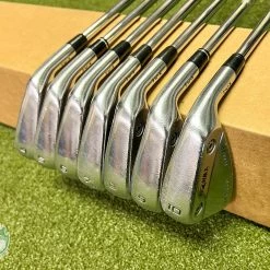 Used RH Honma T//World Forged TW-X Irons 4-10 Tour 105 Stiff Steel Golf Set