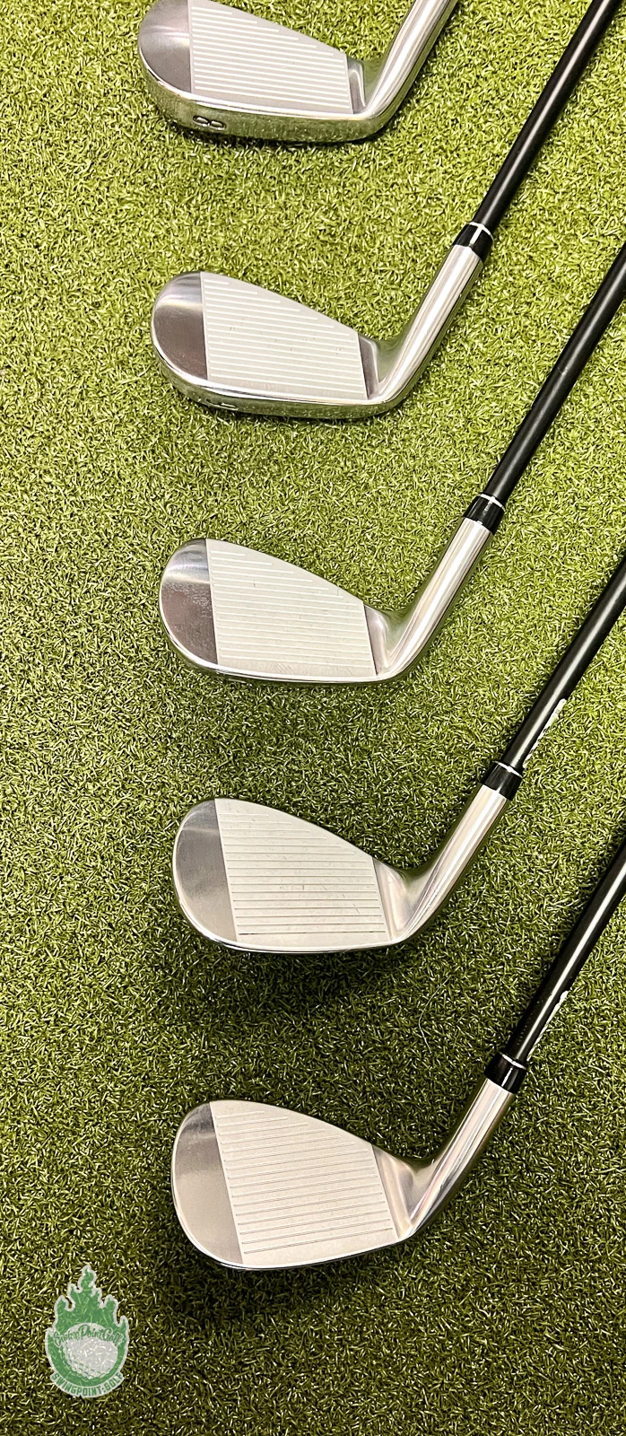 Used XXIO X Black Irons 5-PW/AW/SW AX-1 59g Stiff Flex Graphite Golf Club Set 8 Used XXIO X Black Irons 5-PW/AW/SW AX-1 59g Stiff Flex Graphite Golf Club Set - Image 6