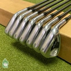RH Callaway APEX Forged ’19/CF19 Irons 4-PW Recoil ES 780 F4 Stiff Graphite Set