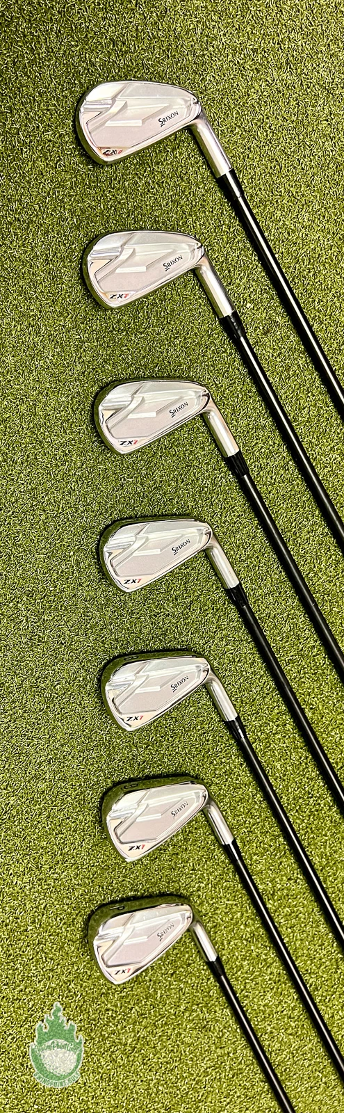 Used RH Srixon ZX7 Forged Irons 4-PW PGI 100 Stiff Flex Graphite Golf Club Set 9 Used RH Srixon ZX7 Forged Irons 4-PW PGI 100 Stiff Flex Graphite Golf Club Set - Image 7