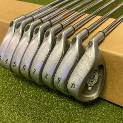RH Callaway Big Bertha X-12 Irons 3-PW Memphis “10” ’98 Uniflex Steel Golf Set