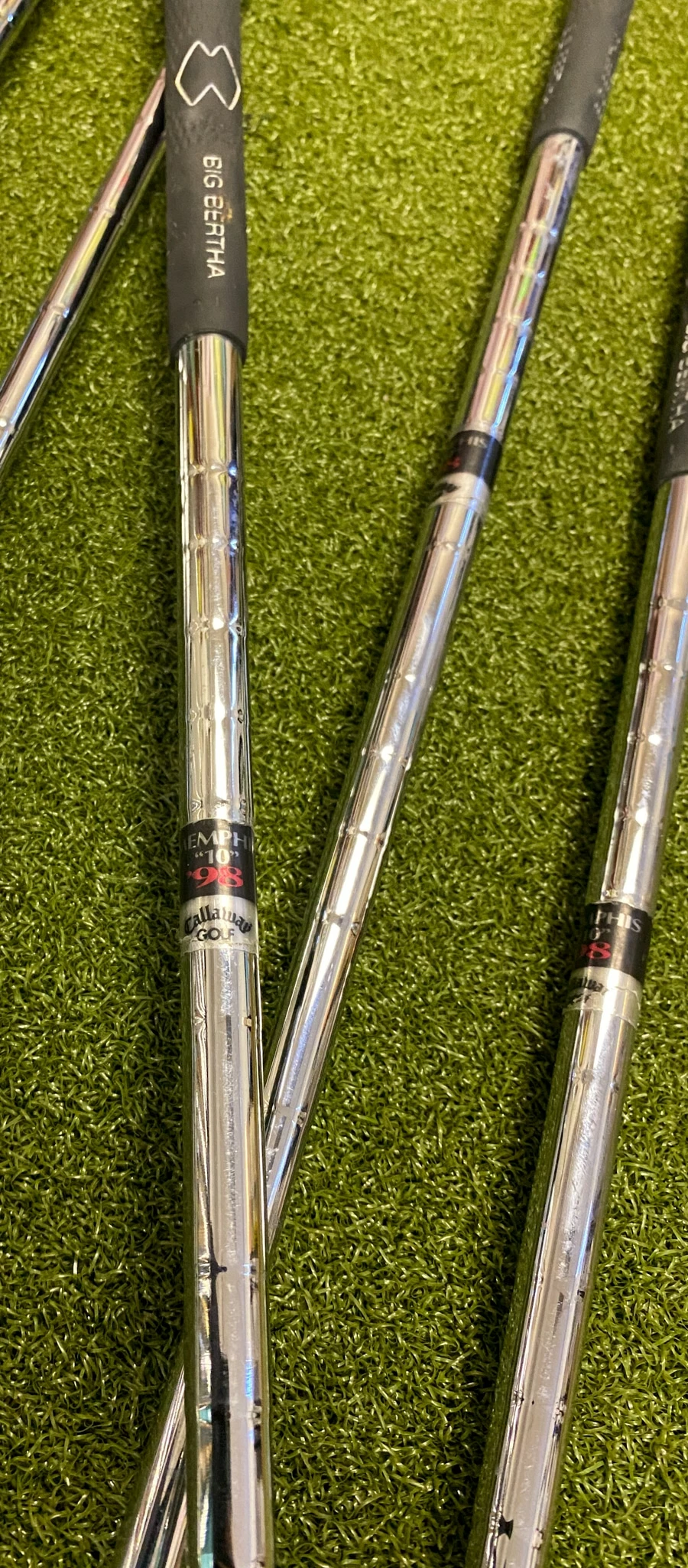 RH Callaway Big Bertha X-12 Irons 3-PW Memphis “10” ’98 Uniflex Steel Golf Set 13 RH Callaway Big Bertha X-12 Irons 3-PW Memphis “10” ’98 Uniflex Steel Golf Set - Image 11