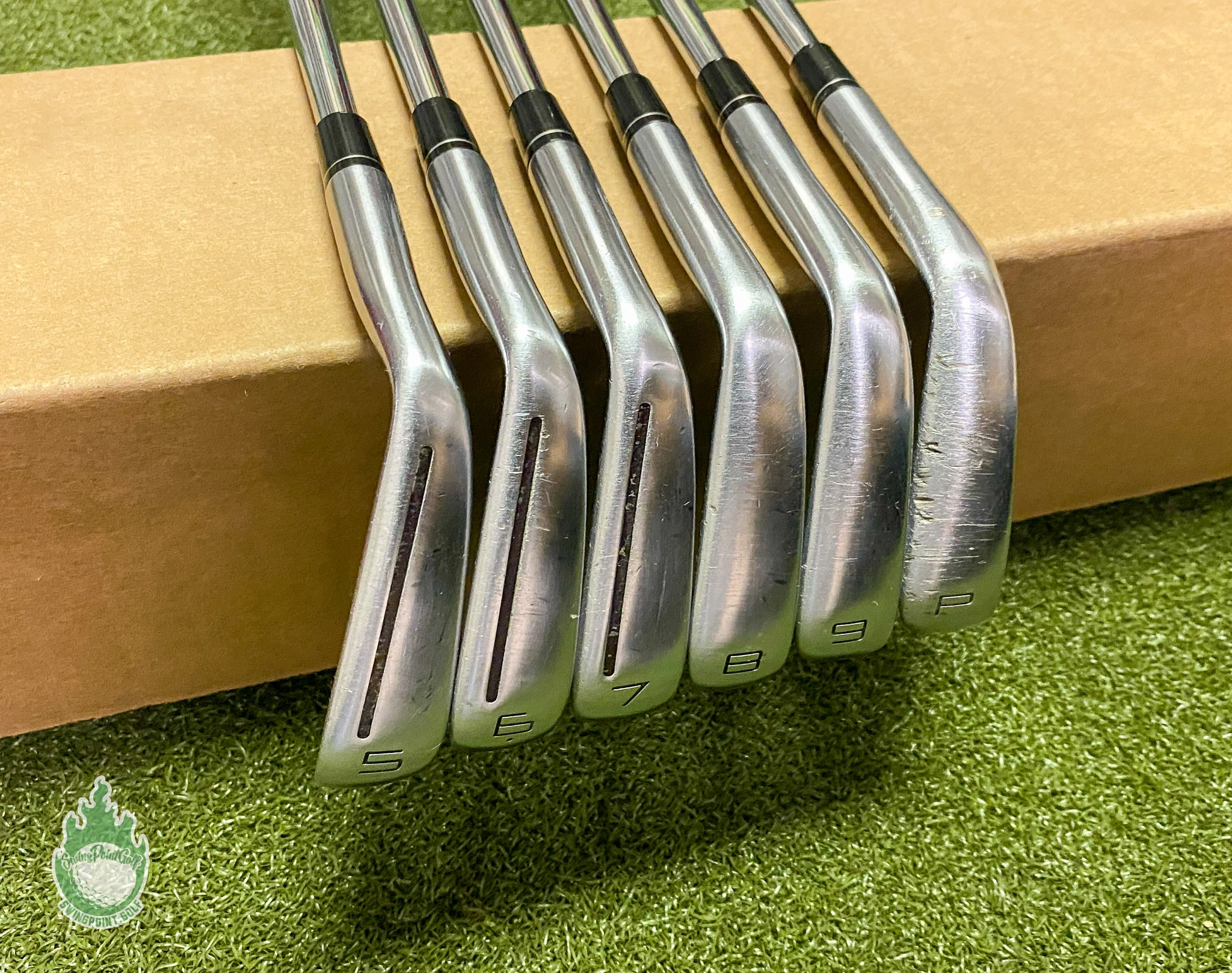 Used RH TaylorMade P-790 Forged Irons 5-PW DG 105g S300 Stiff Steel Golf Set 5 Used RH TaylorMade P-790 Forged Irons 5-PW DG 105g S300 Stiff Steel Golf Set - Image 3