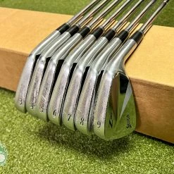 Used RH Srixon Z-965 Forged Irons 3-9 Dynamic Gold X100 X-Stiff Steel Golf Set