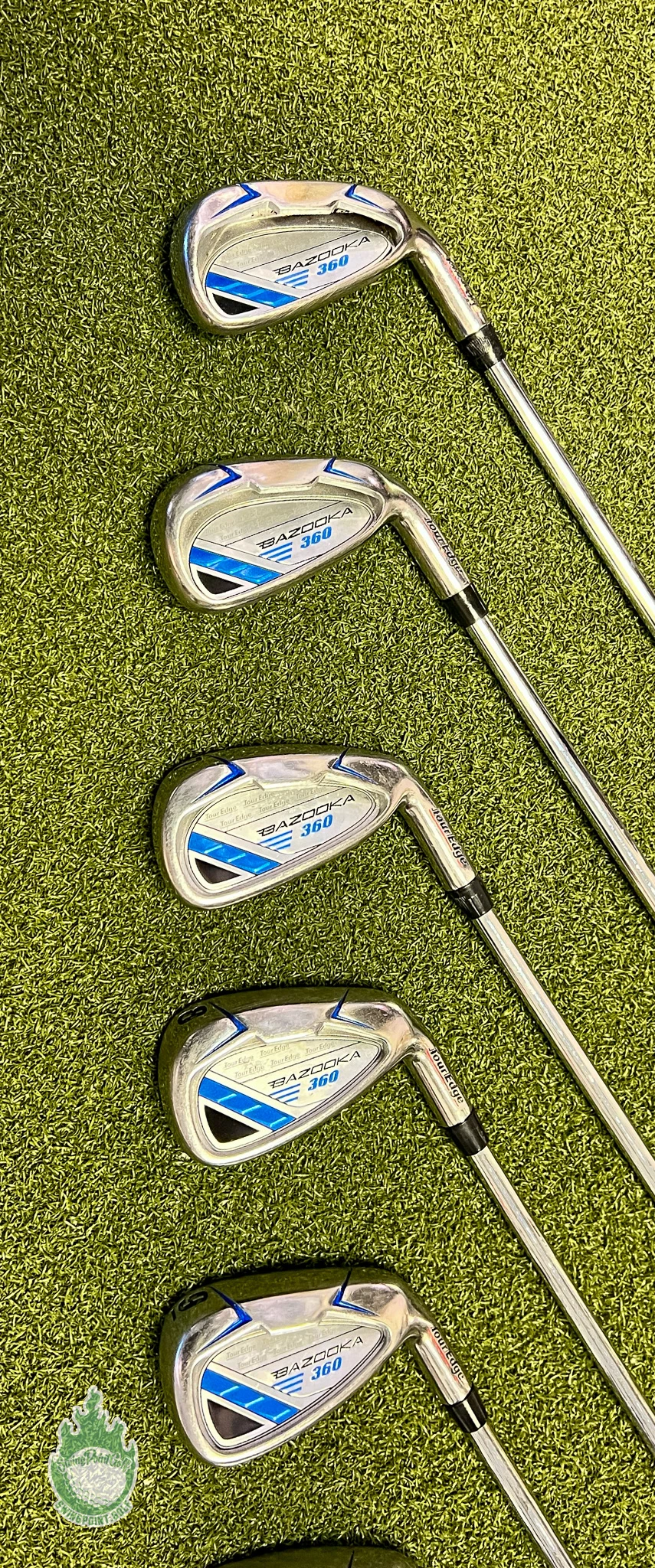 Used Right Handed Tour Edge Bazooka 360 Irons 5-PW/SW Uniflex Steel Golf Set 13 Used Right Handed Tour Edge Bazooka 360 Irons 5-PW/SW Uniflex Steel Golf Set - Image 11