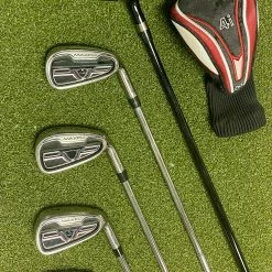 Used Right Handed MaxFli Black MAX Irons 4H 5-PW Regular Flex Steel Golf Set -Callaway Club Shop IMG 7985