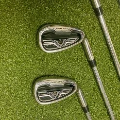 Used Right Handed MaxFli Black MAX Irons 4H 5-PW Regular Flex Steel Golf Set -Callaway Club Shop IMG 7986