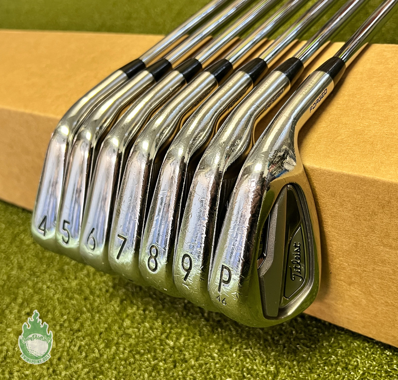 Used RH Titleist T100 Irons 4-PW $-Taper 125g Stiff Plus Flex Steel Golf Set 3 Used RH Titleist T100 Irons 4-PW $-Taper 125g Stiff Plus Flex Steel Golf Set
