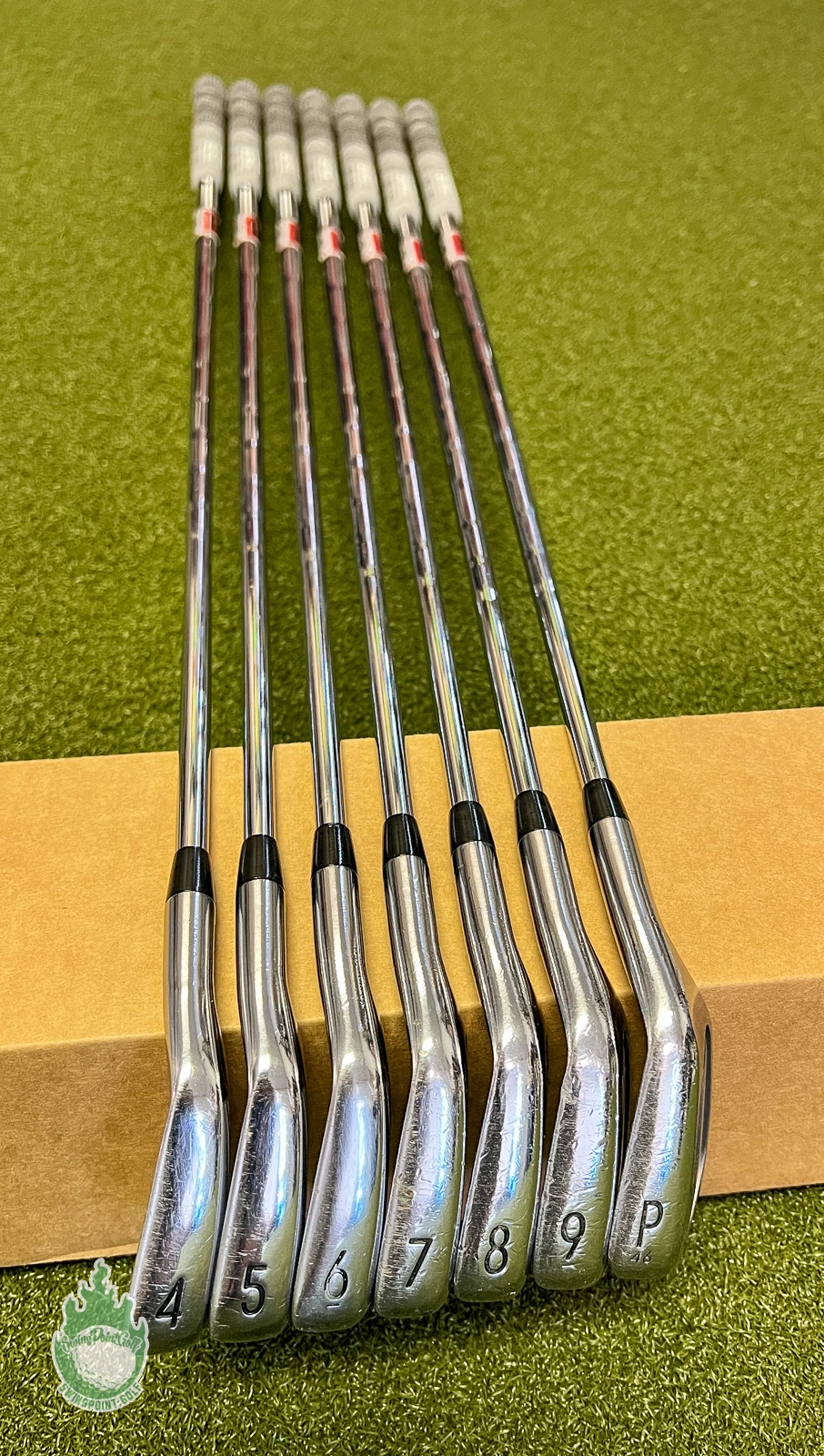 Used RH Titleist T100 Irons 4-PW $-Taper 125g Stiff Plus Flex Steel Golf Set 13 Used RH Titleist T100 Irons 4-PW $-Taper 125g Stiff Plus Flex Steel Golf Set - Image 11