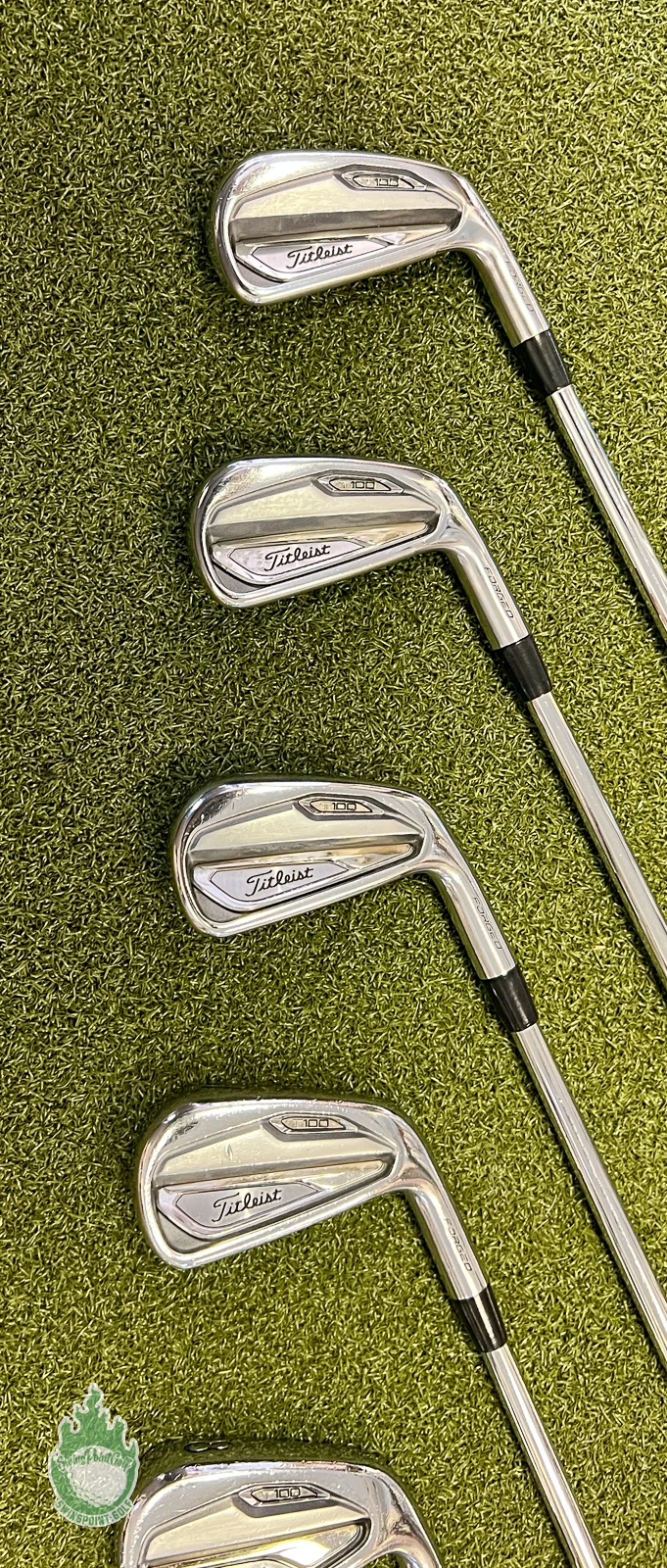 Used RH Titleist T100 Irons 4-PW $-Taper 125g Stiff Plus Flex Steel Golf Set 11 Used RH Titleist T100 Irons 4-PW $-Taper 125g Stiff Plus Flex Steel Golf Set - Image 9