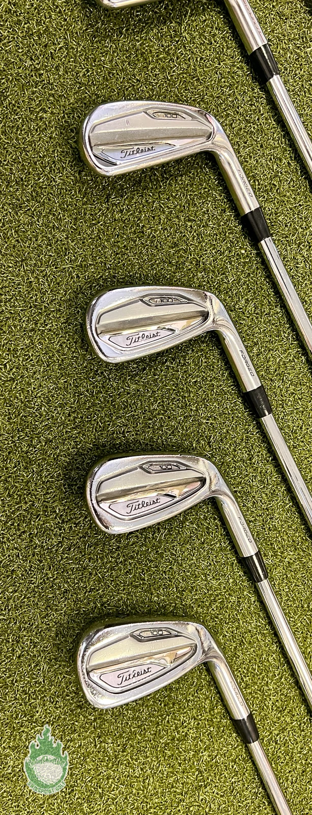 Used RH Titleist T100 Irons 4-PW $-Taper 125g Stiff Plus Flex Steel Golf Set 10 Used RH Titleist T100 Irons 4-PW $-Taper 125g Stiff Plus Flex Steel Golf Set - Image 8