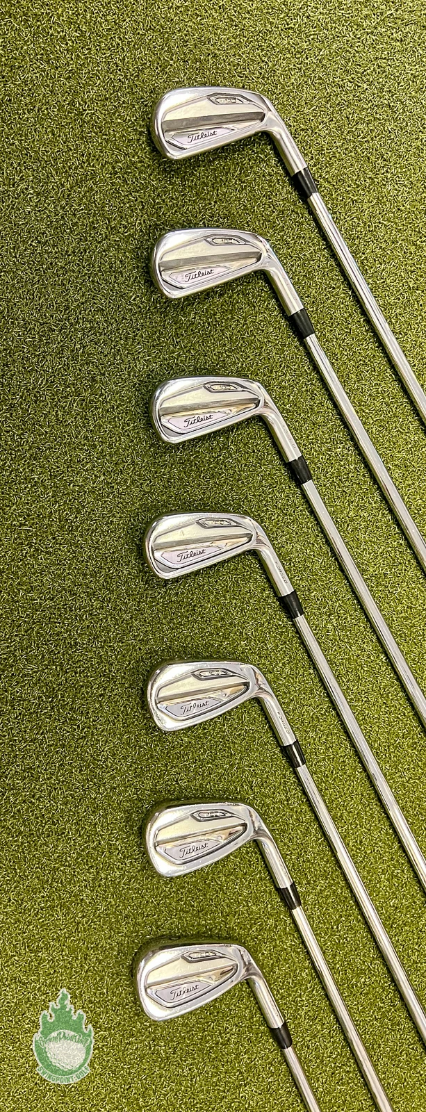 Used RH Titleist T100 Irons 4-PW $-Taper 125g Stiff Plus Flex Steel Golf Set 9 Used RH Titleist T100 Irons 4-PW $-Taper 125g Stiff Plus Flex Steel Golf Set - Image 7