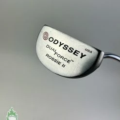 Used RH Odyssey Dual Force Rossie II 35″ Putter Steel Golf Club Royal Grip