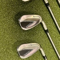 Used TaylorMade Stealth Irons 6-PW/AW SteelFiber 90g Regular Graphite Golf Set -Callaway Club Shop IMG 8717 1
