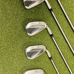 Used TaylorMade Stealth Irons 6-PW/AW SteelFiber 90g Regular Graphite Golf Set -Callaway Club Shop IMG 8718 1