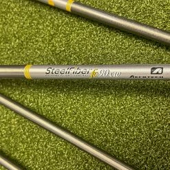 Used TaylorMade Stealth Irons 6-PW/AW SteelFiber 90g Regular Graphite Golf Set -Callaway Club Shop IMG 8722 1