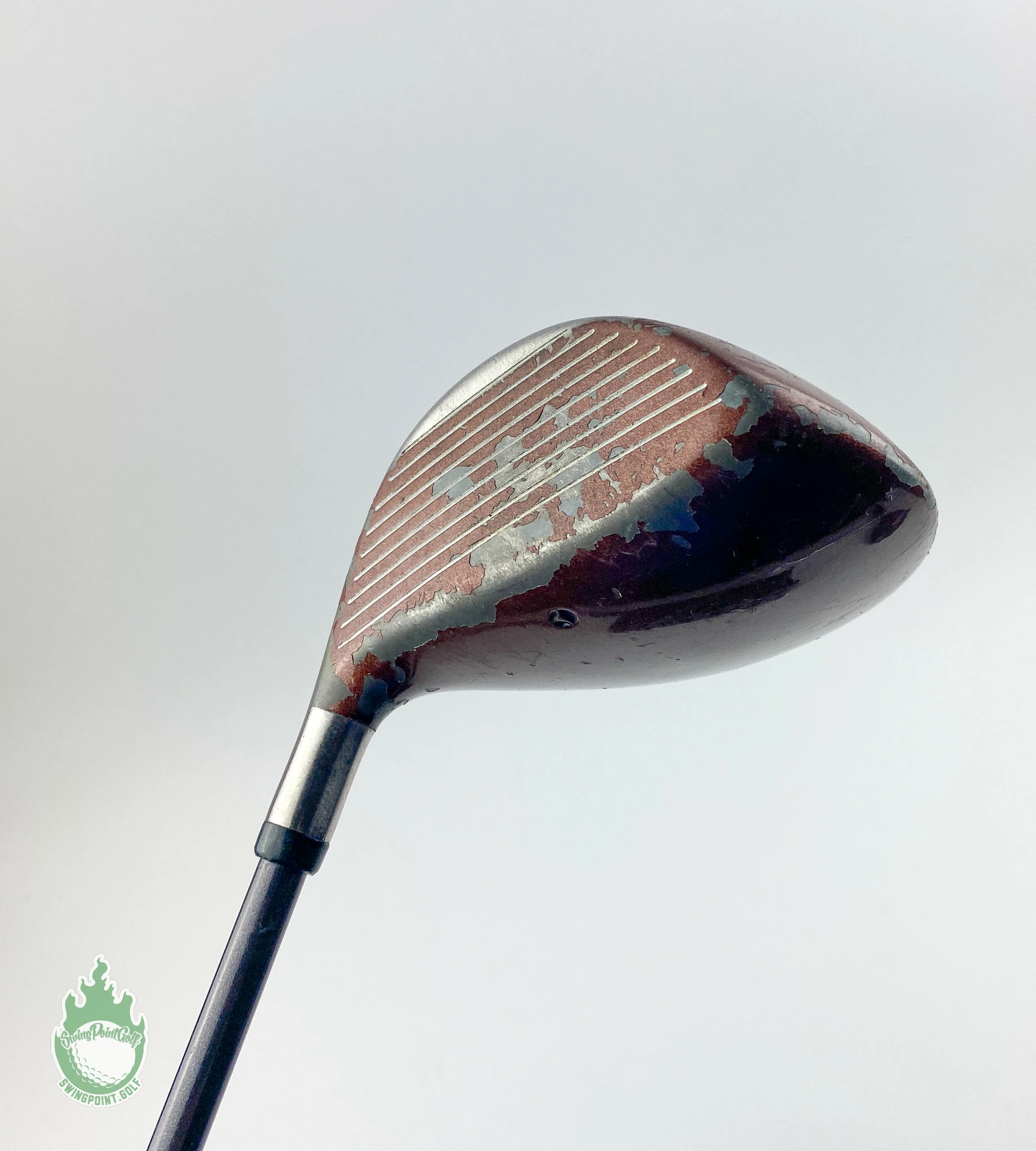 Used RH TaylorMade Titanium Driver 12* 90g Bubble Shaft Regular Flex Graphite 9 Used RH TaylorMade Titanium Driver 12* 90g Bubble Shaft Regular Flex Graphite - Image 7