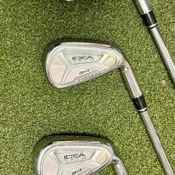 Adams Golf Used RH Adams IDEA Tech A4 Forged Irons 6-PW S300 Stiff Flex Steel Golf Set -Callaway Club Shop IMG 8783