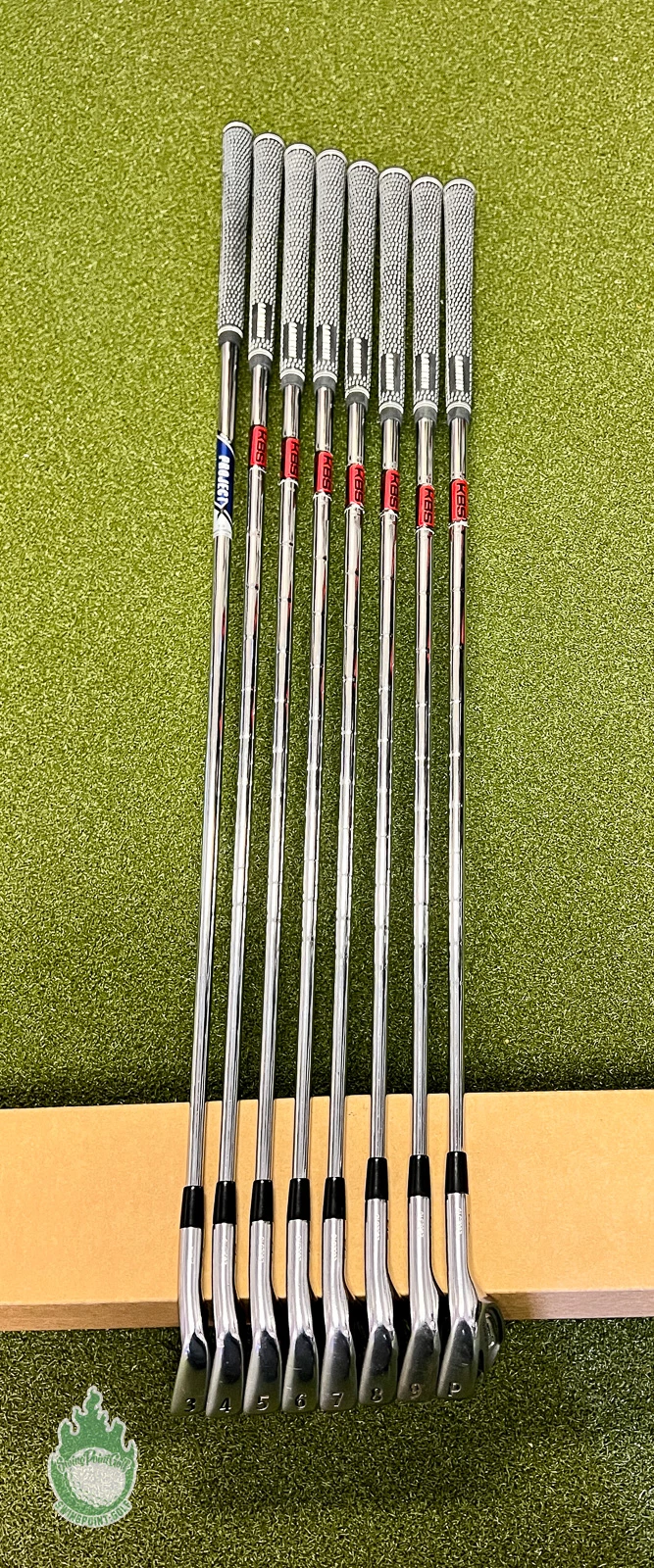 Used Titleist AP2 714 Forged Irons 3-PW KBS Tour Stiff Flex Steel Golf Club Set 6 Used Titleist AP2 714 Forged Irons 3-PW KBS Tour Stiff Flex Steel Golf Club Set - Image 4