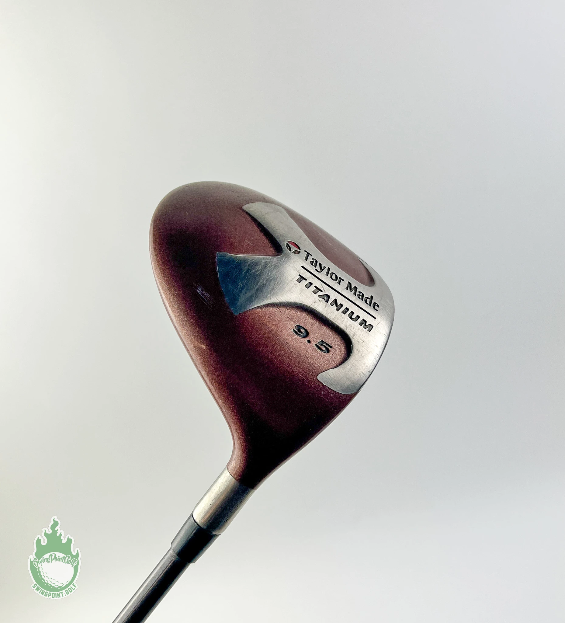 Used RH Taylormade Titanium Driver 9.5* 90g Stiff Flex Graphite Bubble Shaft 3 Used RH Taylormade Titanium Driver 9.5* 90g Stiff Flex Graphite Bubble Shaft