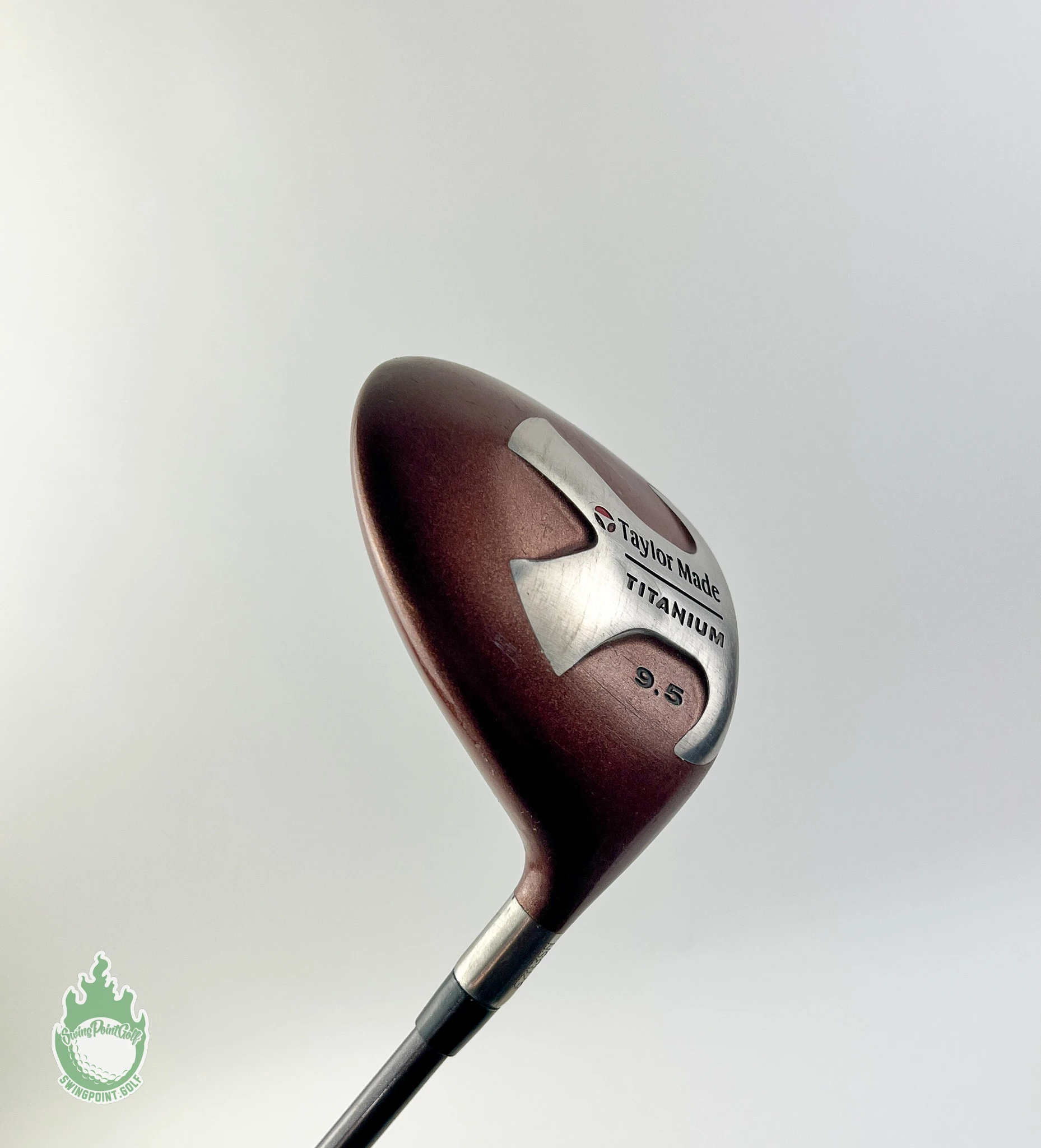 Used RH Taylormade Titanium Driver 9.5* 90g Stiff Flex Graphite Bubble Shaft 4 Used RH Taylormade Titanium Driver 9.5* 90g Stiff Flex Graphite Bubble Shaft - Image 2