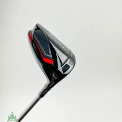 Used RH TaylorMade Stealth Driver 10.5* HZRDUS 5.5 50g Stiff Graphite Golf Club