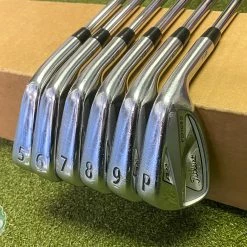 RH Titleist 718 AP2 Forged Irons 5-PW AMT Tour White S300 Stiff Steel Golf Set