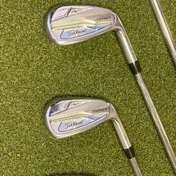 RH Titleist 718 AP2 Forged Irons 5-PW AMT Tour White S300 Stiff Steel Golf Set -Callaway Club Shop IMG 9252