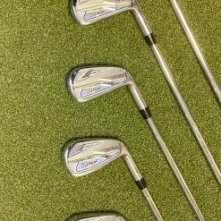 RH Titleist 718 AP2 Forged Irons 5-PW AMT Tour White S300 Stiff Steel Golf Set -Callaway Club Shop IMG 9253