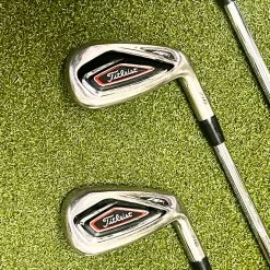 Used Right Handed Titleist AP1 716 Irons 5-PW/GW S300 Stiff Flex Steel Golf Set -Callaway Club Shop IMG 9279