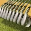 Used RH TaylorMade RAC OS Irons 3-PW/SW 90g Stiff Flex Steel Golf Club Set